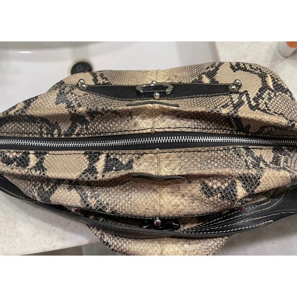 Vin Baker vintage snakeskin leather purse - Picture 9 of 13